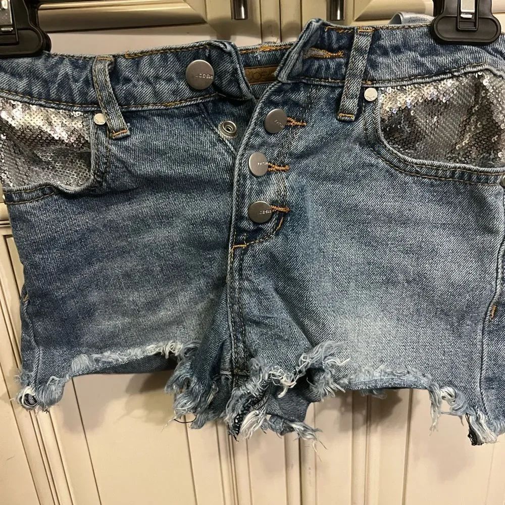 Joe's Jeans Girls' The Blake Cut Off Denim Shorts - Big Kid Sz 10